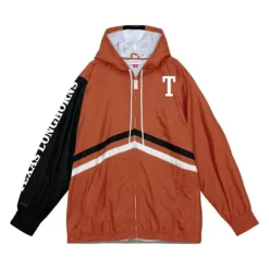 Apparel Mitchell & Ness Jackets & Outerwear-Undeniable Full Zip Windbreaker University Of Texas At Austin