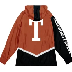 Apparel Mitchell & Ness Jackets & Outerwear-Undeniable Full Zip Windbreaker University Of Texas At Austin
