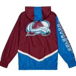 Apparel Mitchell & Ness Jackets & Outerwear-Undeniable Full Zip Windbreaker Colorado Avalanche