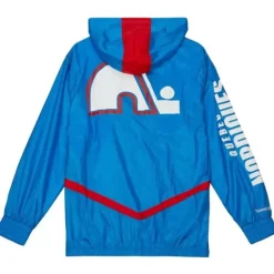 Apparel Mitchell & Ness Jackets & Outerwear-Undeniable Full Zip Windbreaker Quebec Nordiques