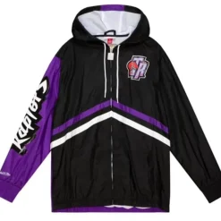 Apparel Mitchell & Ness Jackets & Outerwear-Undeniable Full Zip Windbreaker Toronto Raptors