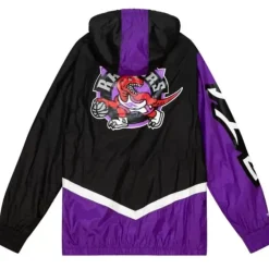 Apparel Mitchell & Ness Jackets & Outerwear-Undeniable Full Zip Windbreaker Toronto Raptors