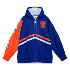 Apparel Mitchell & Ness Jackets & Outerwear-Undeniable Full Zip Windbreaker New York Knicks