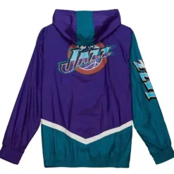 Apparel Mitchell & Ness Jackets & Outerwear-Undeniable Full Zip Windbreaker Utah Jazz