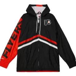 Apparel Mitchell & Ness Jackets & Outerwear-Undeniable Full Zip Windbreaker Philadelphia Flyers