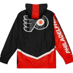Apparel Mitchell & Ness Jackets & Outerwear-Undeniable Full Zip Windbreaker Philadelphia Flyers