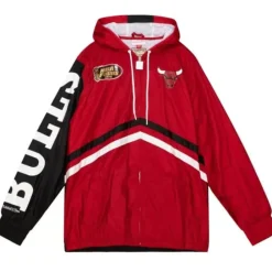 Apparel Mitchell & Ness Jackets & Outerwear-Undeniable Full Zip Windbreaker Chicago Bulls