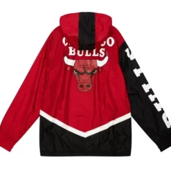 Apparel Mitchell & Ness Jackets & Outerwear-Undeniable Full Zip Windbreaker Chicago Bulls