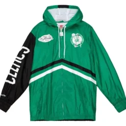 Apparel Mitchell & Ness Jackets & Outerwear-Undeniable Full Zip Windbreaker Boston Celtics