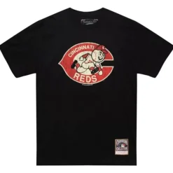 Apparel Mitchell & Ness T-Shirts & Tops-Under The Lights Tee Cincinnati Reds