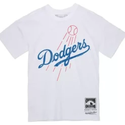 Apparel Mitchell & Ness T-Shirts & Tops-Under The Lights Tee Los Angeles Dodgers
