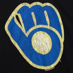 Apparel Mitchell & Ness T-Shirts & Tops-Under The Lights Tee Milwaukee Brewers