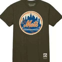 Apparel Mitchell & Ness T-Shirts & Tops-Under The Lights Tee New York Mets