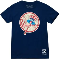 Apparel Mitchell & Ness T-Shirts & Tops-Under The Lights Tee New York Yankees