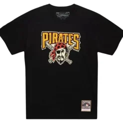 Apparel Mitchell & Ness T-Shirts & Tops-Under The Lights Tee Pittsburgh Pirates