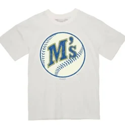 Apparel Mitchell & Ness T-Shirts & Tops-Under The Lights Tee Seattle Mariners