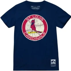 Apparel Mitchell & Ness T-Shirts & Tops-Under The Lights Tee St. Louis Cardinals