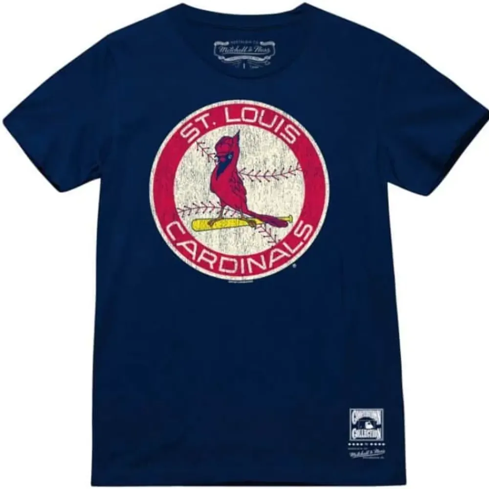 Apparel Mitchell & Ness T-Shirts & Tops-Under The Lights Tee St. Louis Cardinals