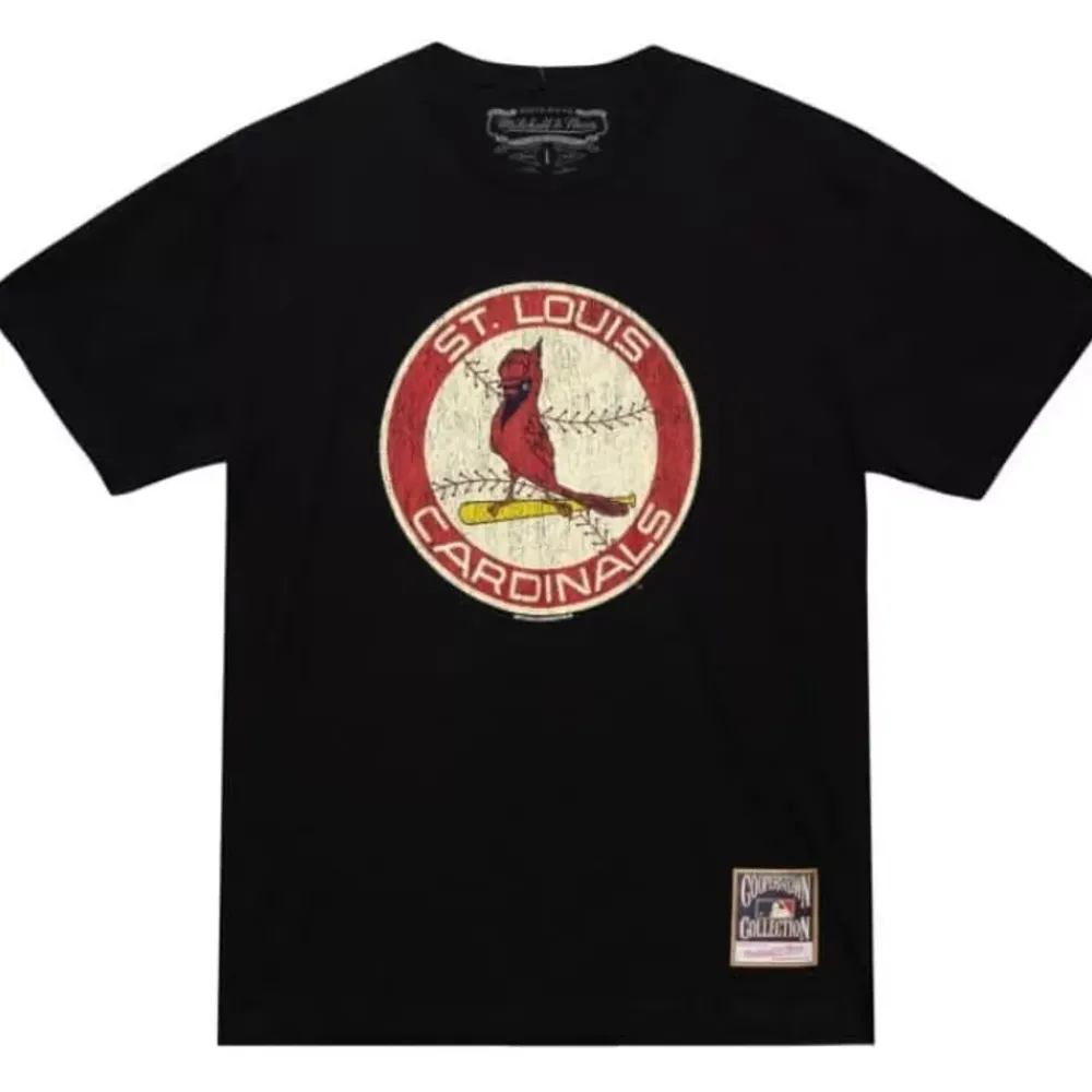 Apparel Mitchell & Ness T-Shirts & Tops-Under The Lights Tee St. Louis Cardinals