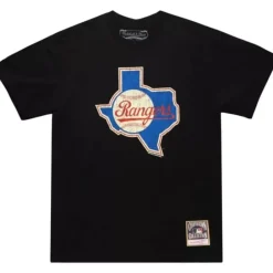 Apparel Mitchell & Ness T-Shirts & Tops-Under The Lights Tee Texas Rangers