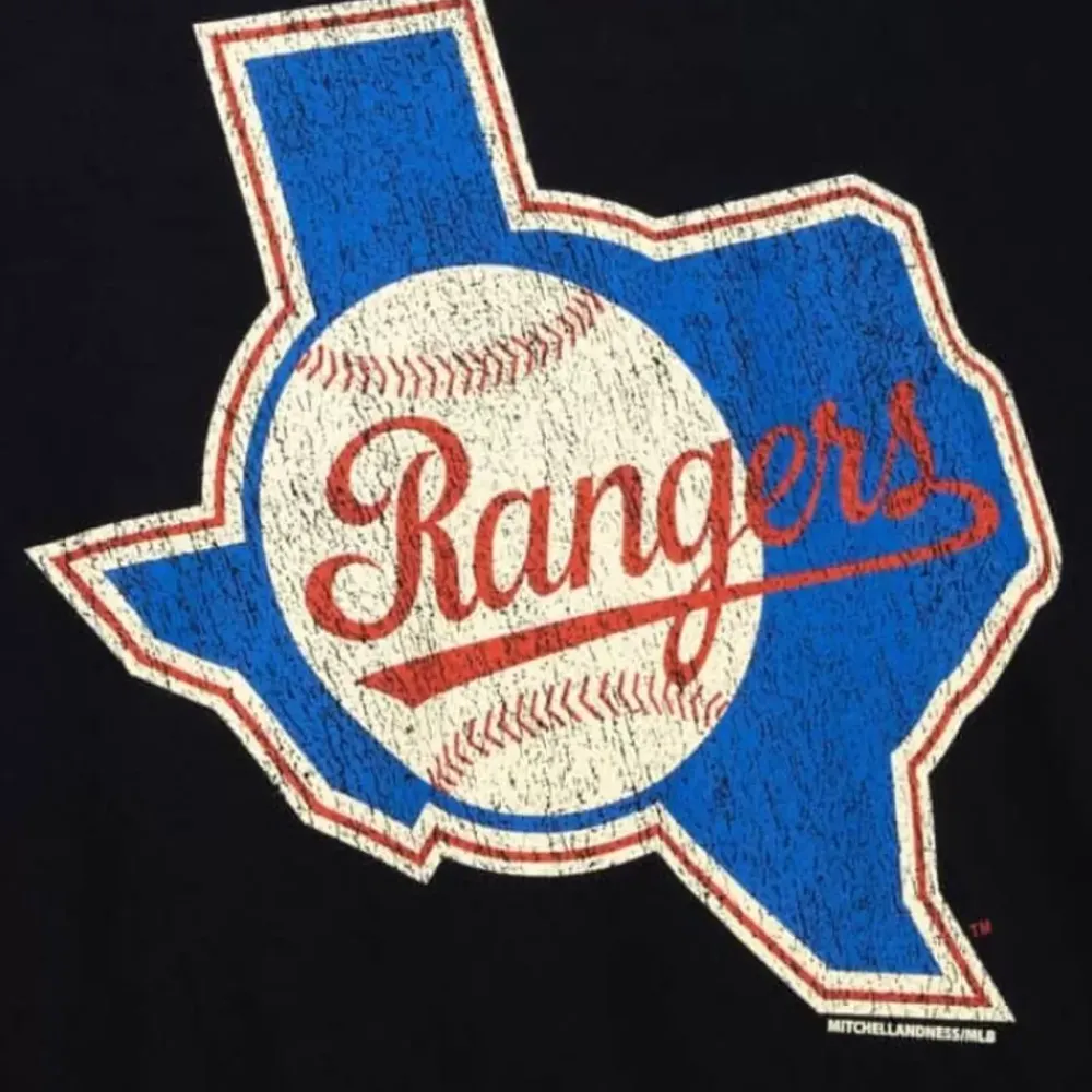 Apparel Mitchell & Ness T-Shirts & Tops-Under The Lights Tee Texas Rangers