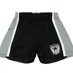 Apparel Mitchell & Ness Shorts-Unisex Jump Shot Shorts Oakland Raiders