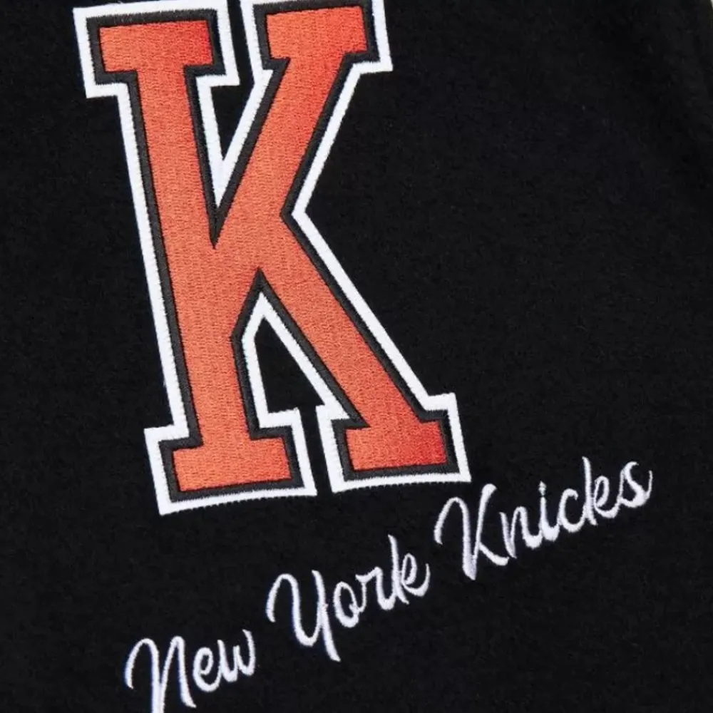 Apparel Mitchell & Ness Jackets & Outerwear-Unisex Varsity Jacket New York Knicks