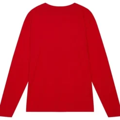 Apparel Mitchell & Ness T-Shirts & Tops-University Arch Logo Ls Tee University Of Maryland