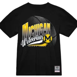 Apparel Mitchell & Ness T-Shirts & Tops-University Of Michigan Madness Victory Road Tee