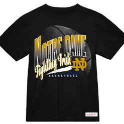 Apparel Mitchell & Ness T-Shirts & Tops-University Of Notre Dame Madness Victory Road Tee