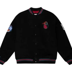 Apparel Mitchell & Ness Jackets & Outerwear-Varsity Jacket Detroit Pistons