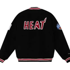 Apparel Mitchell & Ness Jackets & Outerwear-Varsity Jacket Miami Heat