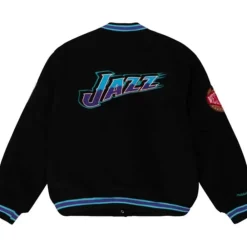 Apparel Mitchell & Ness Jackets & Outerwear-Varsity Jacket Utah Jazz