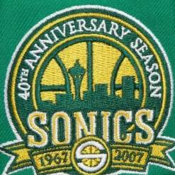 Headwear Mitchell & Ness -Velour Under Fitted Hwc Seattle Supersonics
