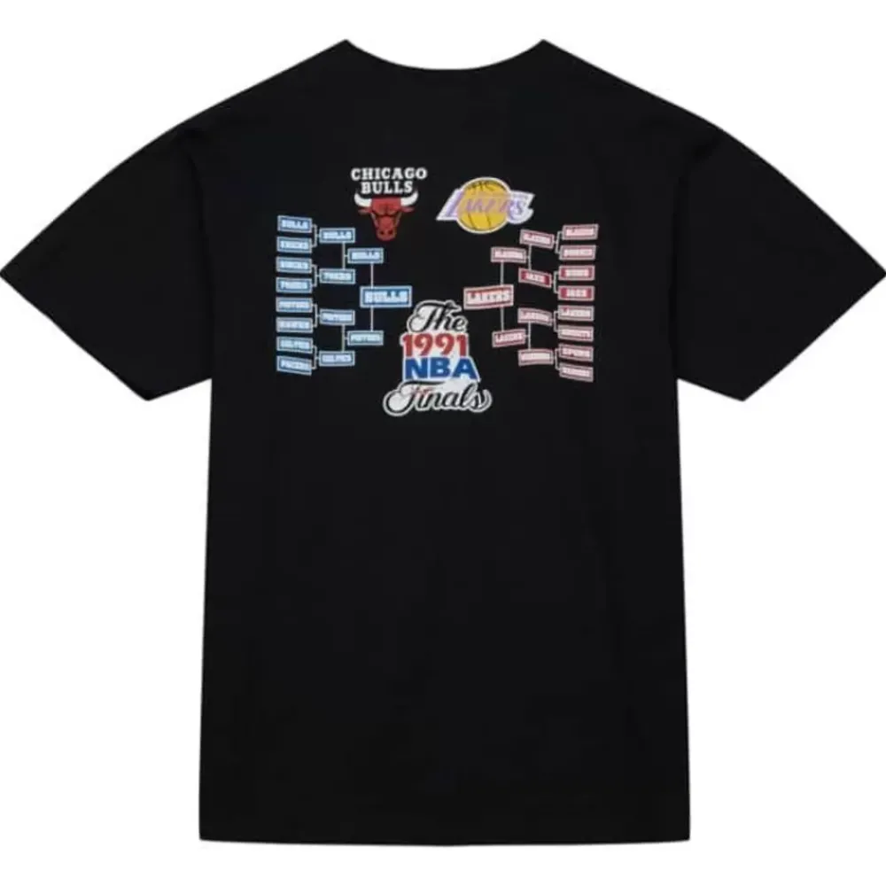 Apparel Mitchell & Ness T-Shirts & Tops-Victory Road Ss Tee Hwc Finals Bulls Vs Lakers Road