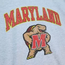 Apparel Mitchell & Ness T-Shirts & Tops-Vintage Arch Tee University Of Maryland