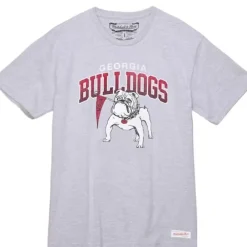 Apparel Mitchell & Ness T-Shirts & Tops-Vintage Arch Tee University Of Georgia