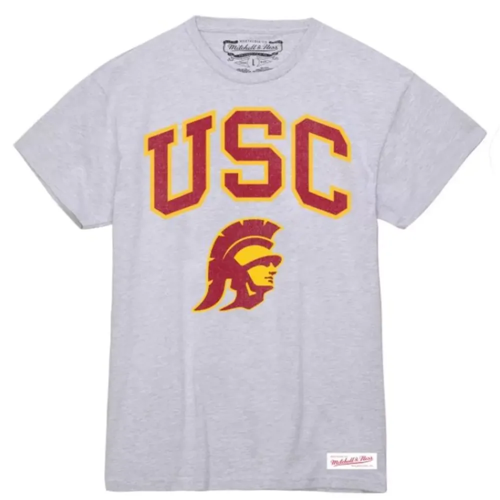 Apparel Mitchell & Ness T-Shirts & Tops-Vintage Arch Tee Usc