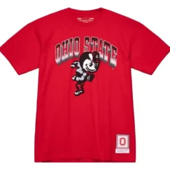Apparel Mitchell & Ness T-Shirts & Tops-Vintage Brutus Tee Ohio State