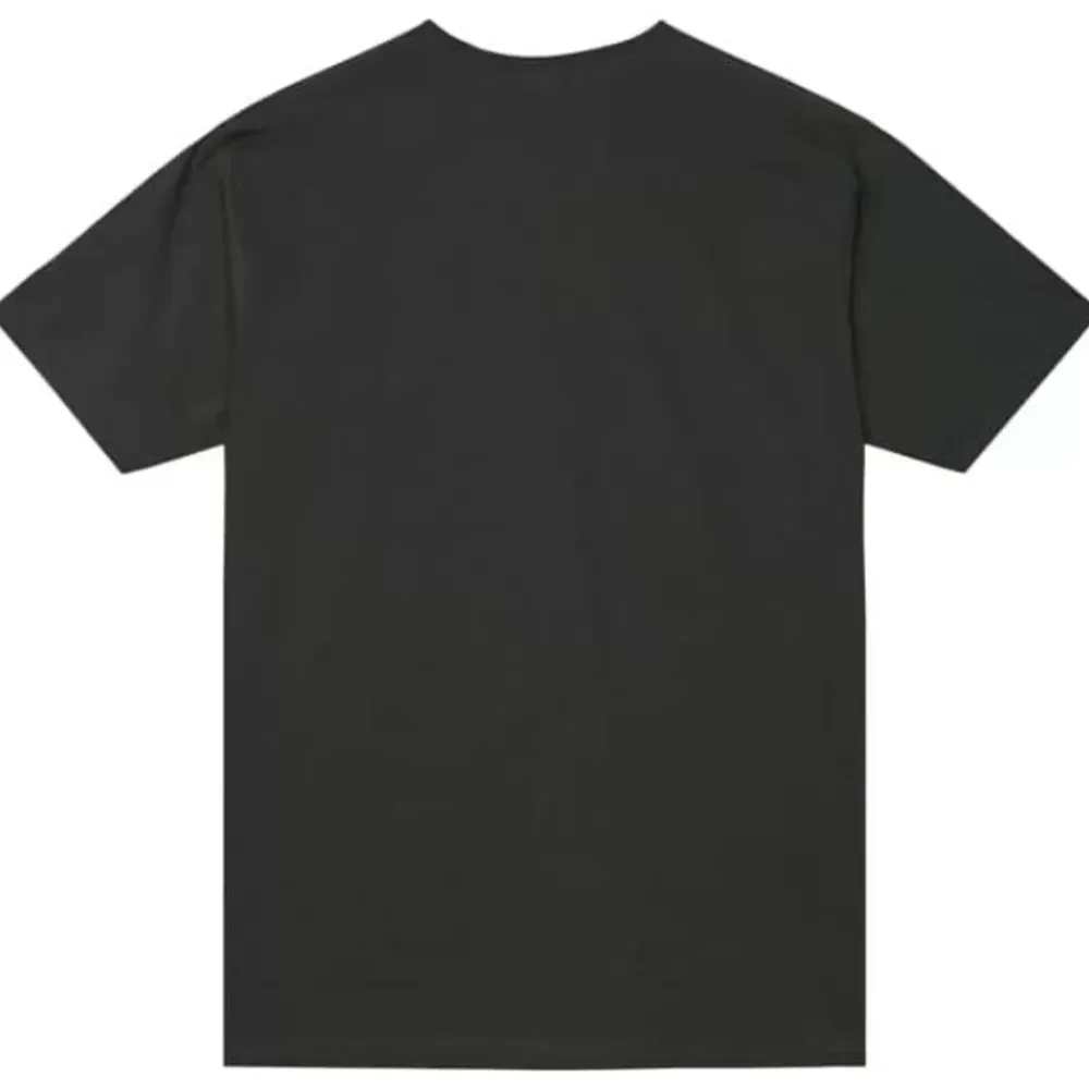 Apparel Mitchell & Ness T-Shirts & Tops-Vintage Cracked Tee Los Angeles Lakers