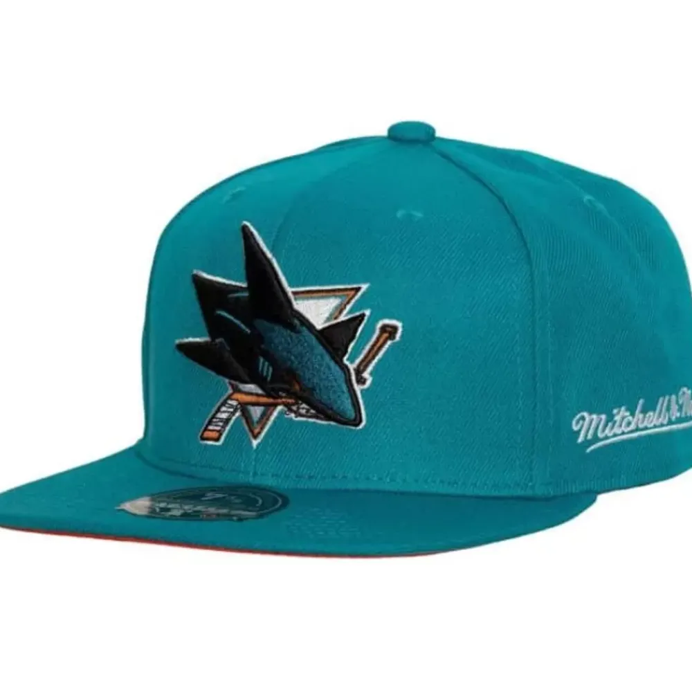 Headwear Mitchell & Ness -Vintage Fitted San Jose Sharks