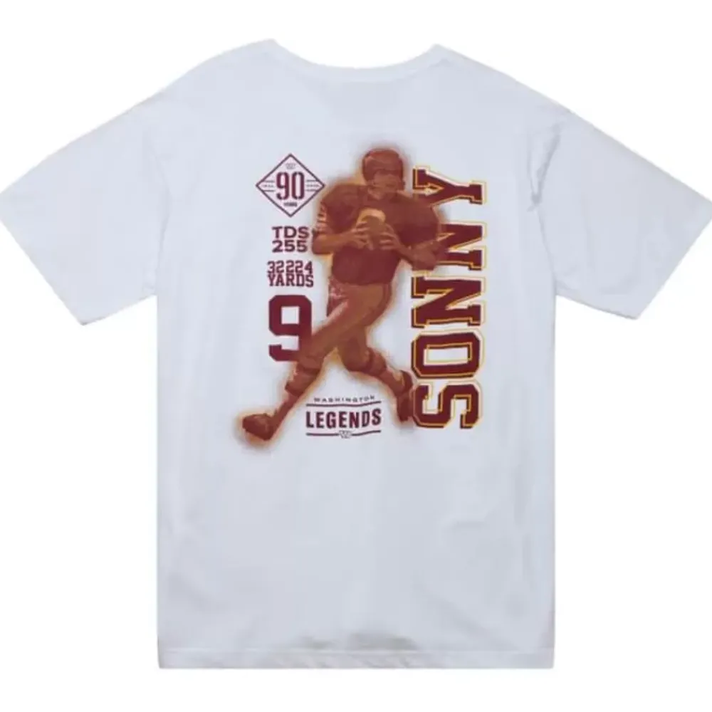 Apparel Mitchell & Ness T-Shirts & Tops-Vintage Photo Tee Collaboration Sonny Jurgensen