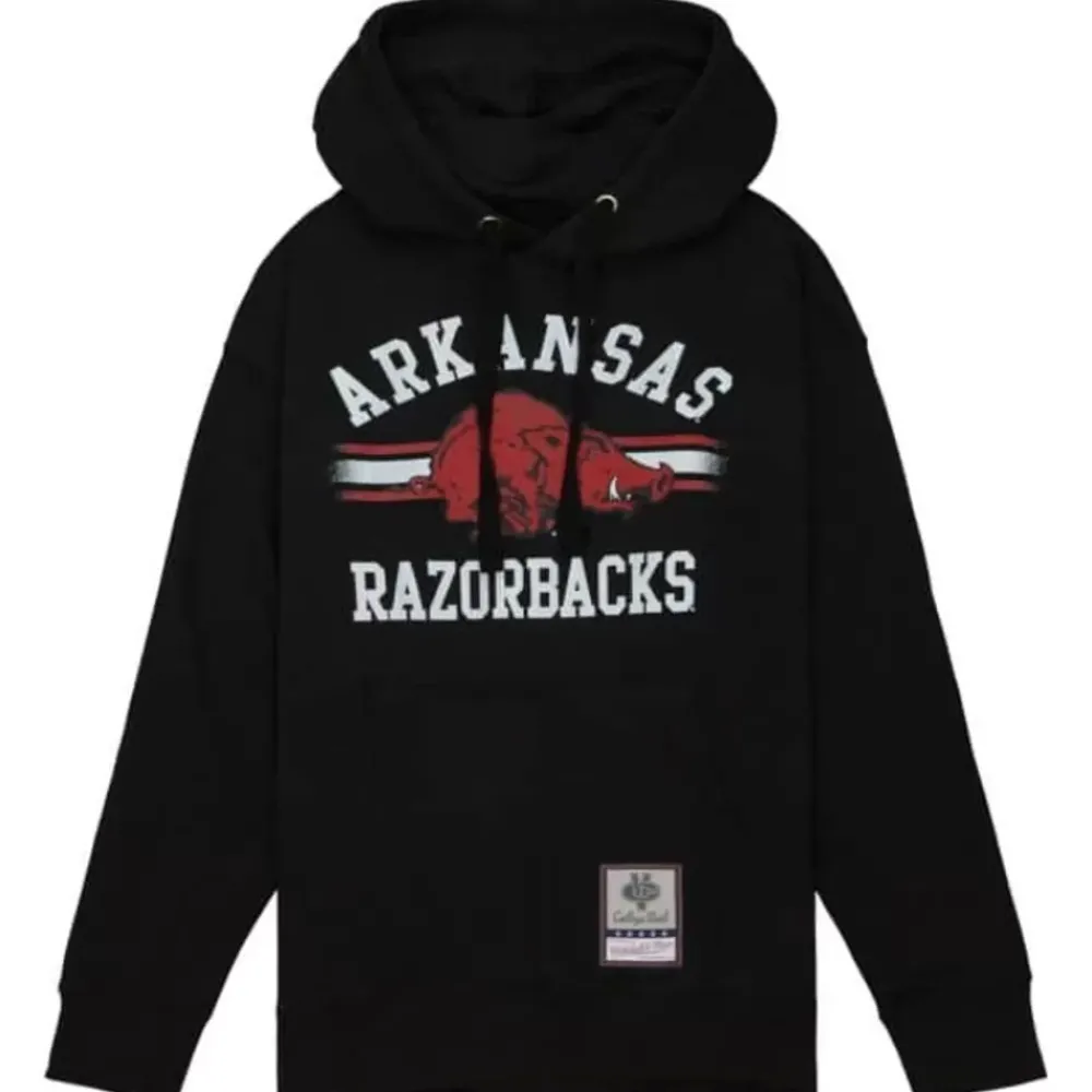 Apparel Mitchell & Ness Hoodies & Sweatshirts-Vintage Stripes Pullover University Of Arkansas