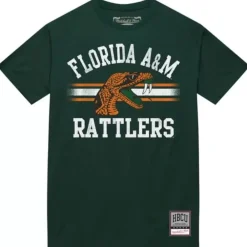Apparel Mitchell & Ness T-Shirts & Tops-Vintage Stripes Tee Florida A&M University