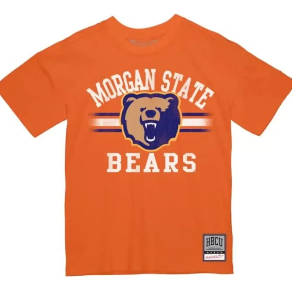 Apparel Mitchell & Ness T-Shirts & Tops-Vintage Stripes Tee Morgan State University