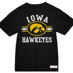 Apparel Mitchell & Ness T-Shirts & Tops-Vintage Stripes Tee University Of Iowa