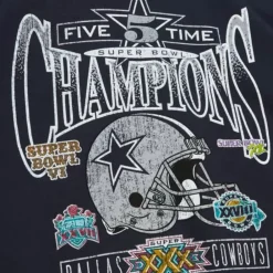 Apparel Mitchell & Ness Hoodies & Sweatshirts-Vtg Super Bowl Crew Dallas Cowboys