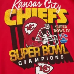 Apparel Mitchell & Ness Hoodies & Sweatshirts-Vtg Super Bowl Crew Kansas City Chiefs