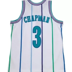 Jerseys Mitchell & Ness -White Swingman Rex Chapman Charlotte Hornets 1988-89 Jersey