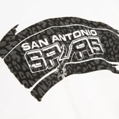 Apparel Mitchell & Ness T-Shirts & Tops-Wild Life Mid-Weight Tee San Antonio Spurs